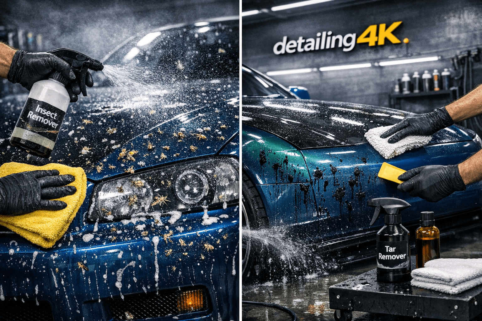 Сліди комах і бітуму: як прибрати, не подряпавши лак